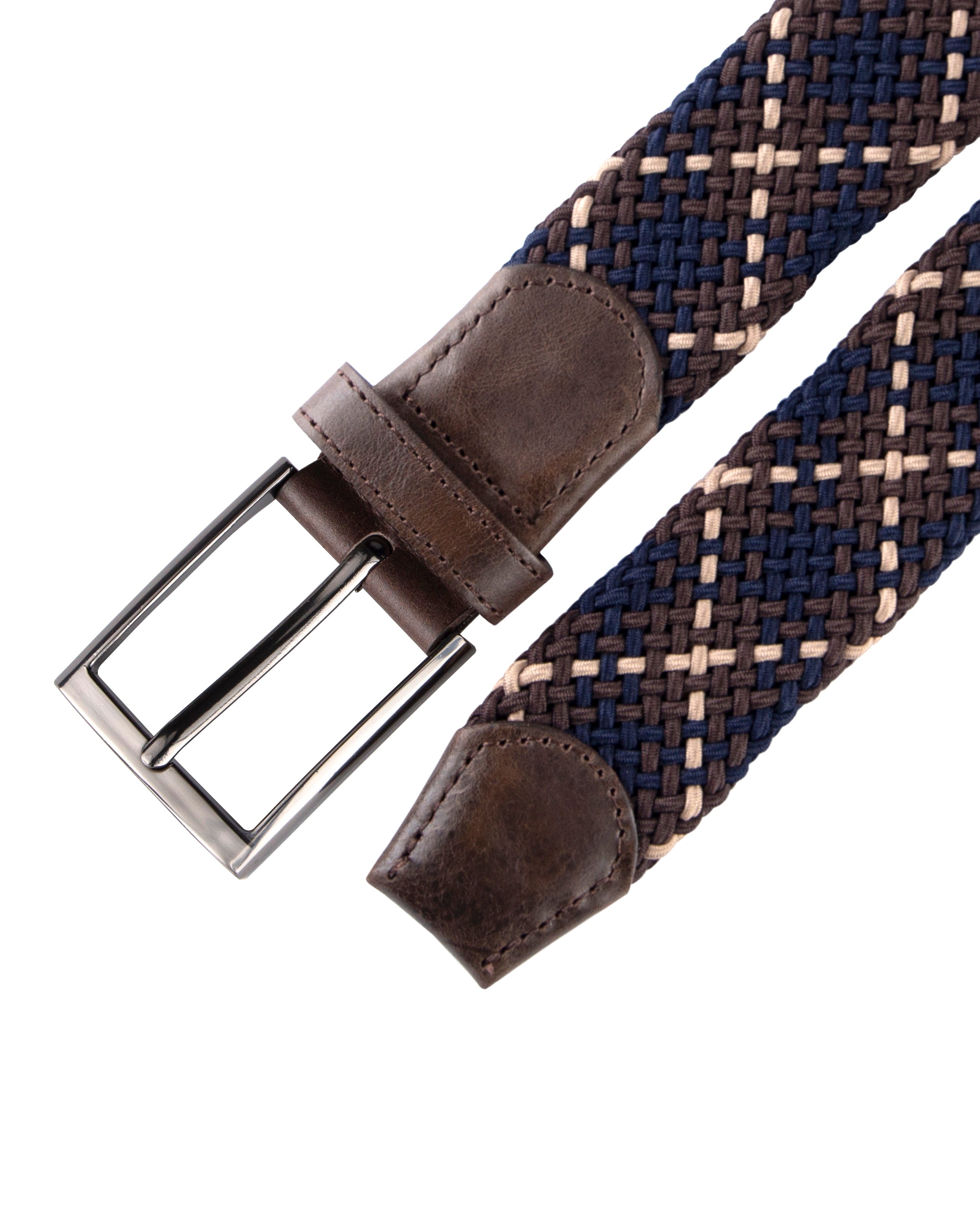 Cinturon trenzado para hombre cafe azul beige para hombre ideal para regalo, la oficina o una salida casual