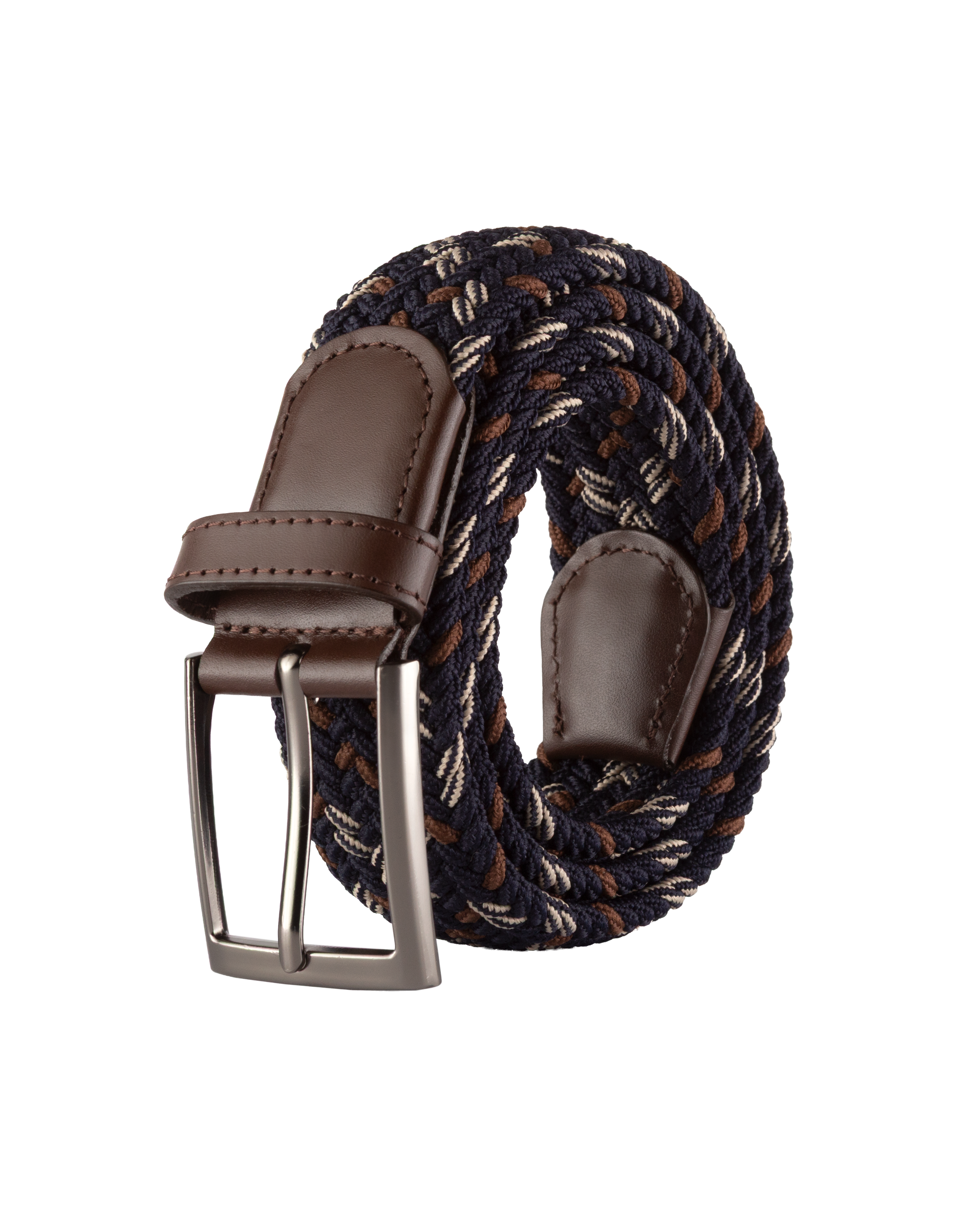 Cinturon trenzado para hombre azul cafe y baige para hombre ideal para regalo, la oficina o el fin de semana.