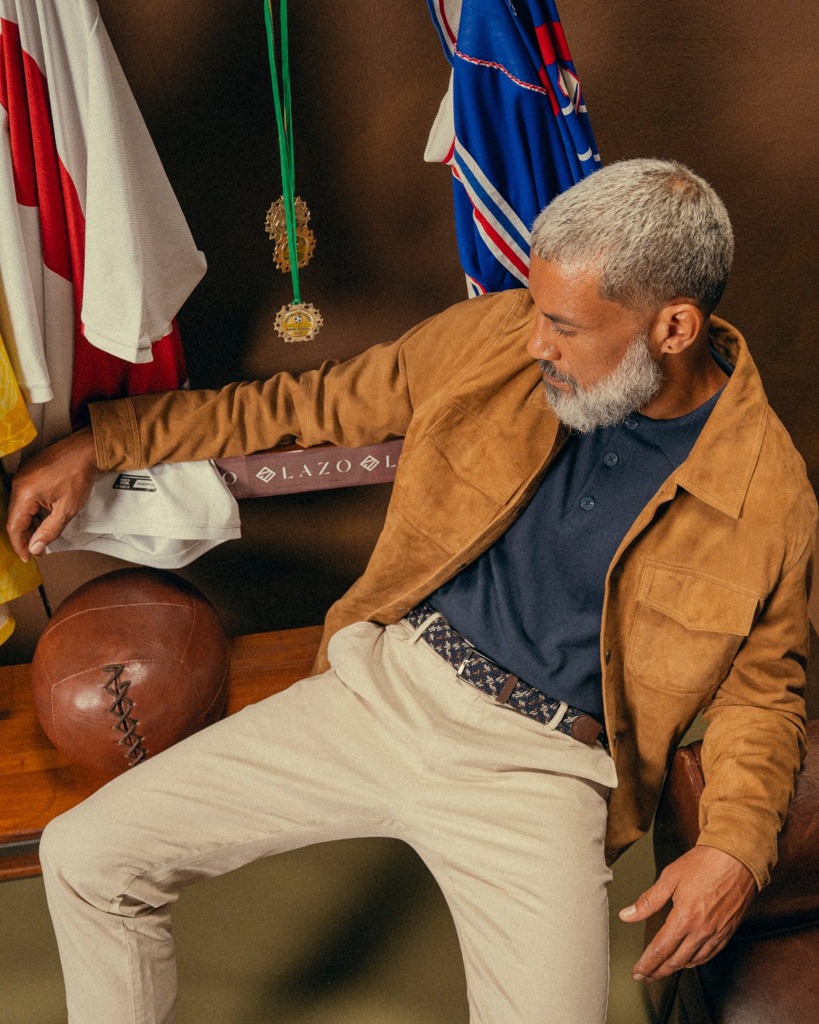 Cinturon trenzado para hombre azul cafe y baige para hombre ideal para regalo, la oficina o el fin de semana.