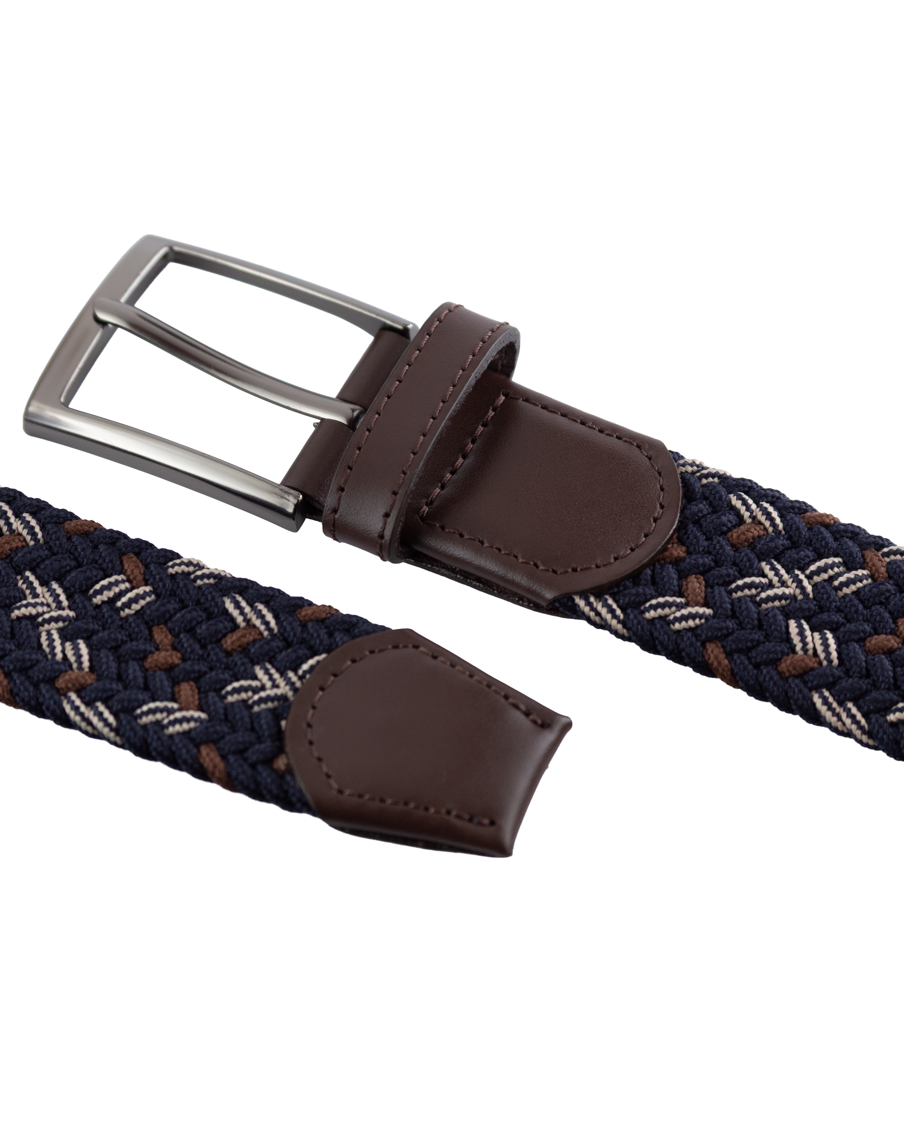 Cinturon trenzado para hombre azul cafe y baige para hombre ideal para regalo, la oficina o el fin de semana.