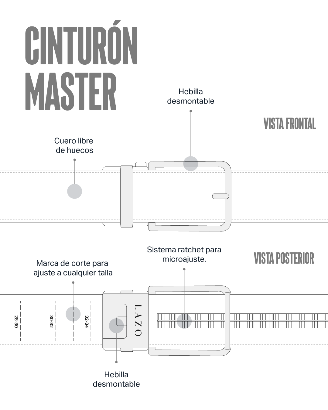 Cinturón Master Origen Negro