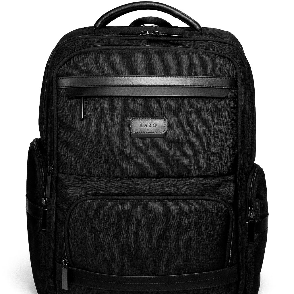 Morral negro en lona paara hombre ideal para ir al trabajo o de viaje