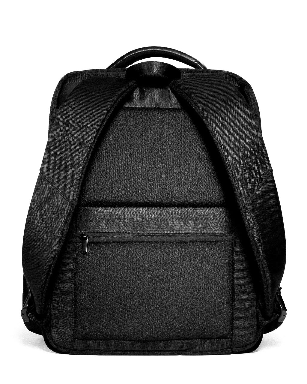 Morral negro en lona paara hombre ideal para ir al trabajo o de viaje